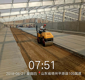 山東省德州平原縣105國道施工現(xiàn)場(chǎng)